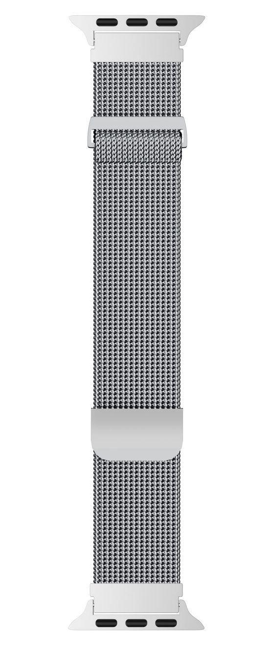 23125 Armband Apple Watch 42 (1/ 2/ 3)/ 44/ 45/ 46/ 49mm  (Silber) 