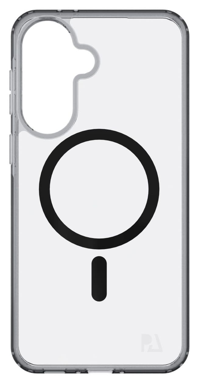 Back Cover Pure Mag Cover für Samsung A37 5G  (Transparent/Schwarz) 