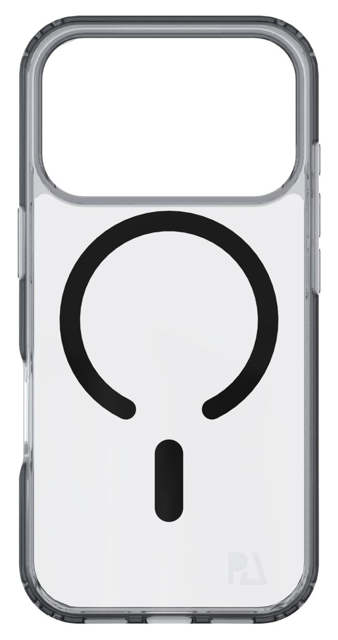 Back Cover Pure Mag Cover für Apple iPhone 17 Pro  (Schwarz/Transparent) 