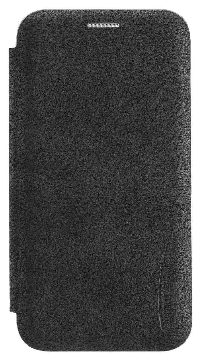 Commander Noblesse Folio für Apple iPhone 12/12 Pro  (Schwarz) 