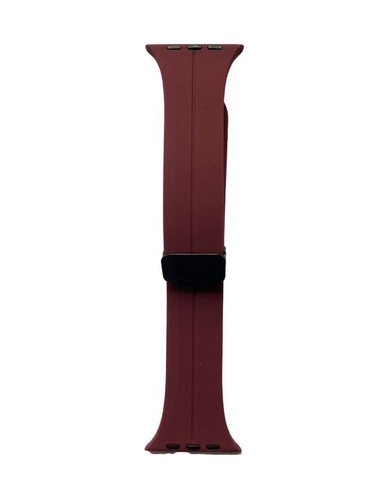 Easy Magnet Armband Apple Watch Ultra 49 mm/Watch 45/44 mm (Series 4-10)/42 mm (Series 1-3)  (Bordeaux) 