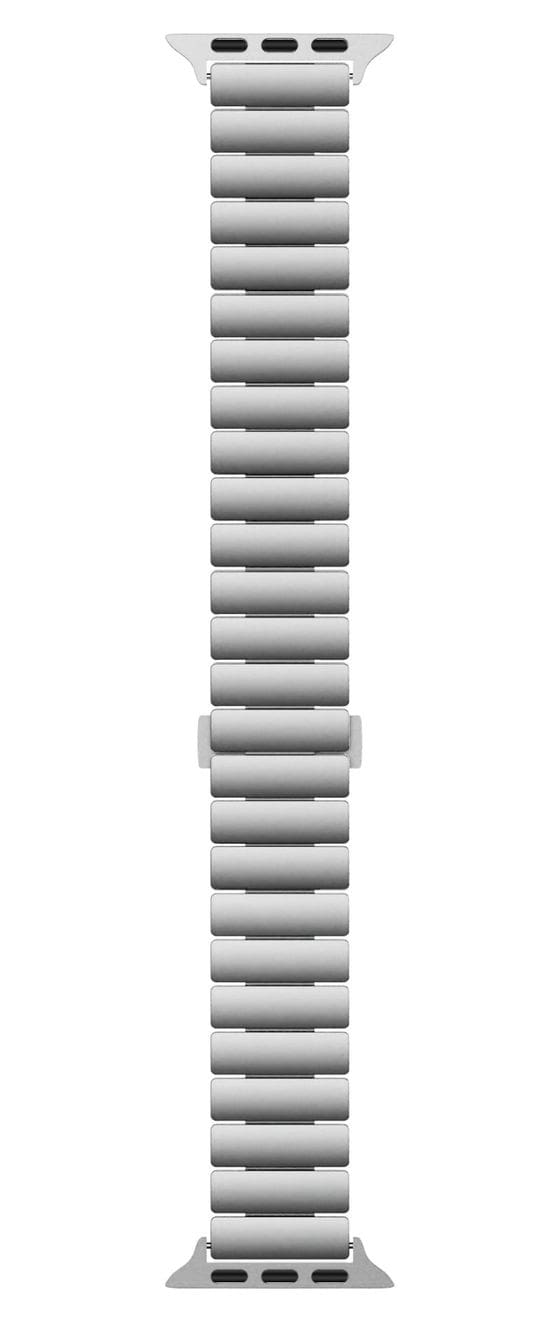 Elite Strap Armband Apple Watch 42 (1/2/3)/44/45/46/49 mm  (Silber) 