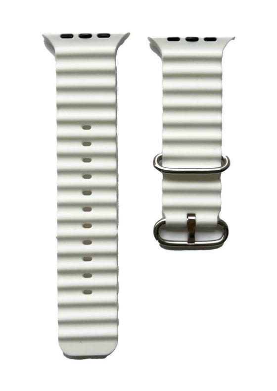 Sporty Armband Apple Watch 41/40 mm (Series 4-10)/38 mm (Series 1-3  (Weiß) 