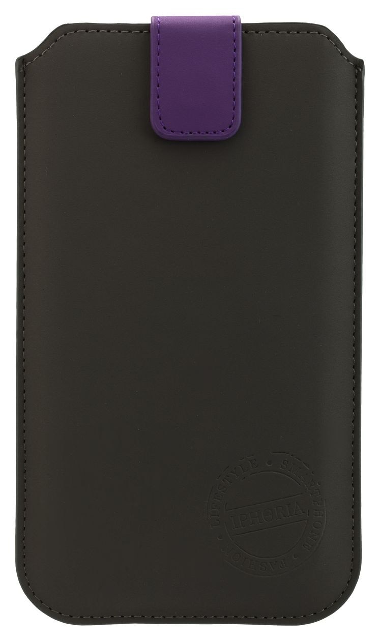 Trend Case XXL Ziehtasche für Universal Apple iPhone 6 Plus/ Samsung N910 Galaxy Note 4  (Grau) 