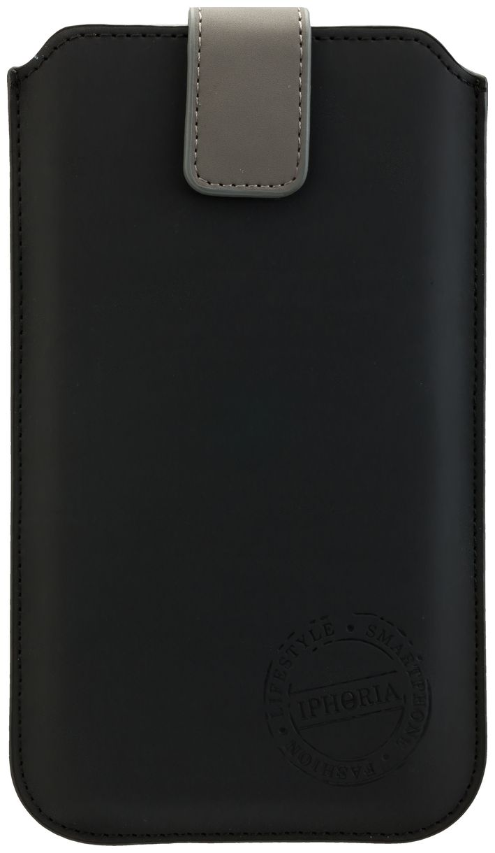 15465 Ziehtasche für Jede Marke Apple iPhone 6 Plus/ Samsung N910 Galaxy Note 4 (Schwarz) 