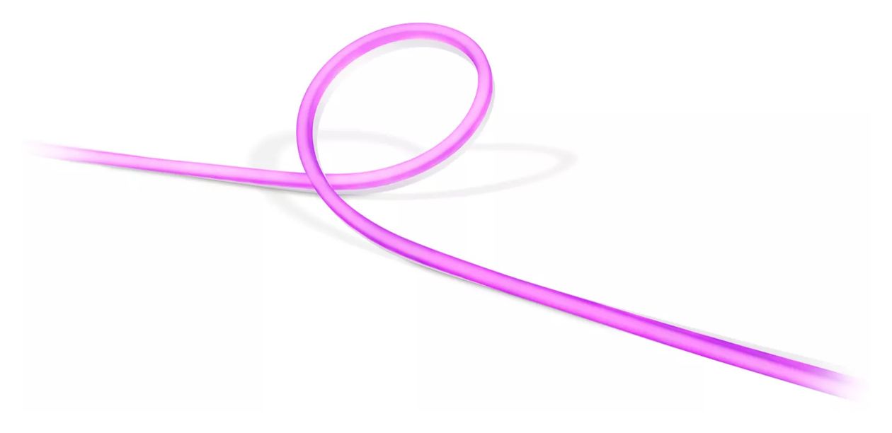 Hue White & Color Ambiance Lightstrip Outdoor LED Intelligenter Leuchtstreifen 4869,2 mm Variabel 
