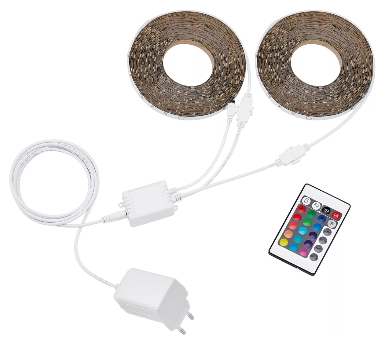 Light Strip 30m RGB LED Universalstreifenleuchte 30 mm Multi AC 