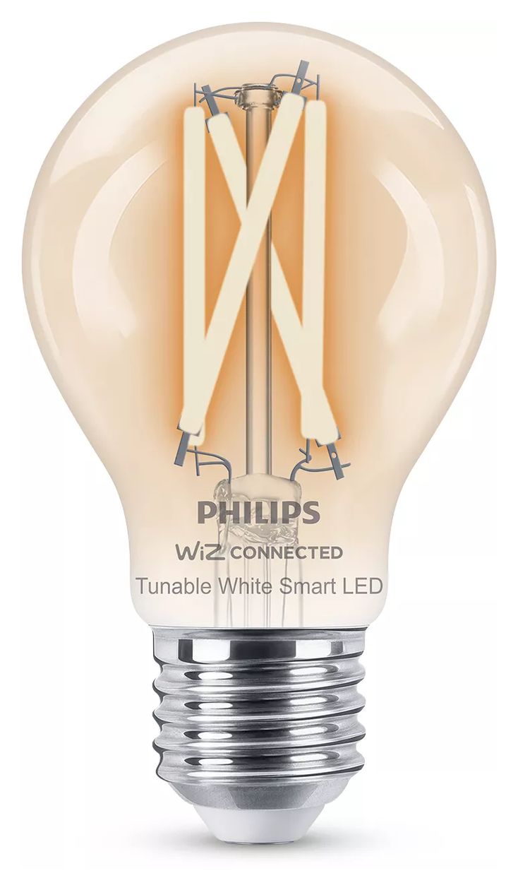 Smart LED klar 7 W (entspr. 60 W) A60 E27 LED Intelligentes Leuchtmittel 106 mm Weiß 