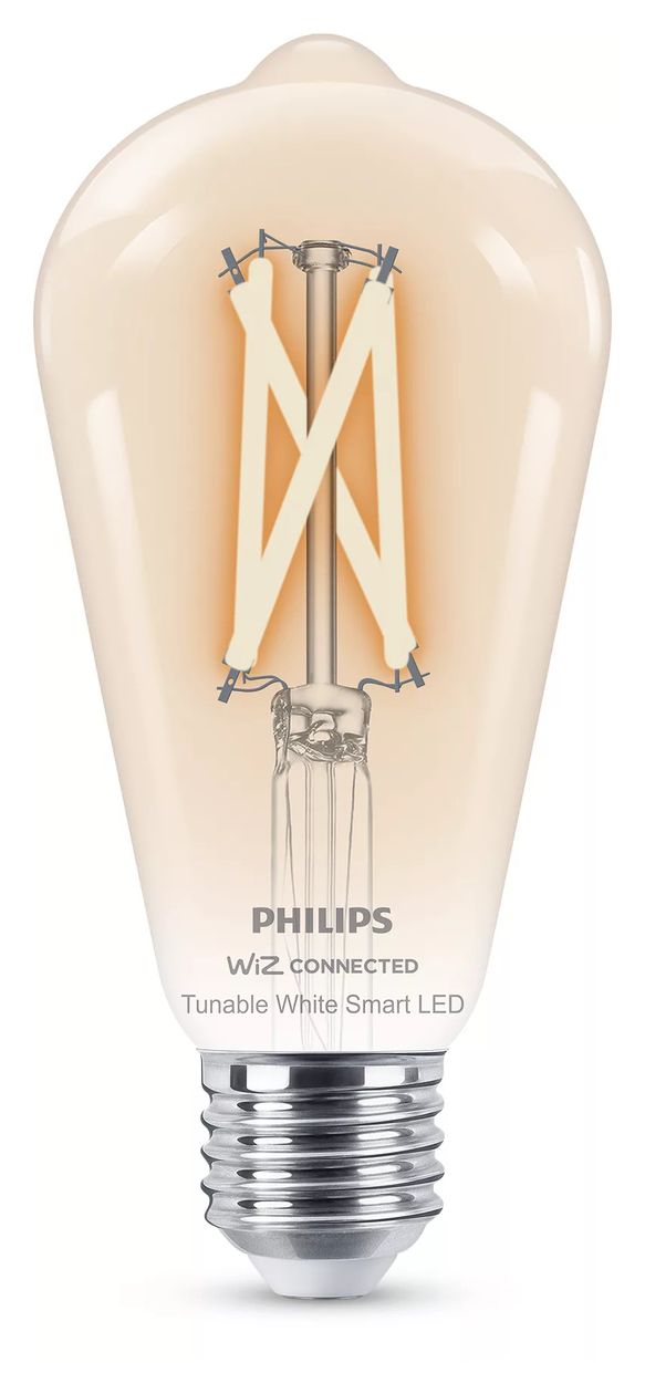 Smart LED klar 7 W (entspr. 60 W) ST64 E27 LED Intelligentes Leuchtmittel 143 mm Weiß 