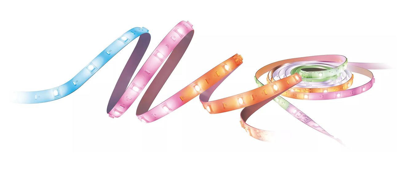 Smarter RGBIC-LED-Lightstrip, 2 x 5 m, Typ C, Connected by WiZ 