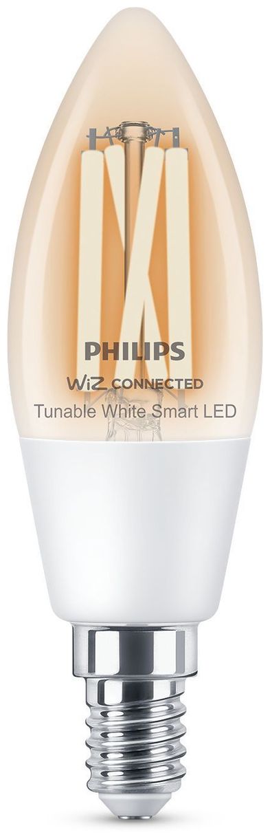 Filament-Lampe in Kerzenform klar 4,9 W (entspr. 40 W) C35 E14 
