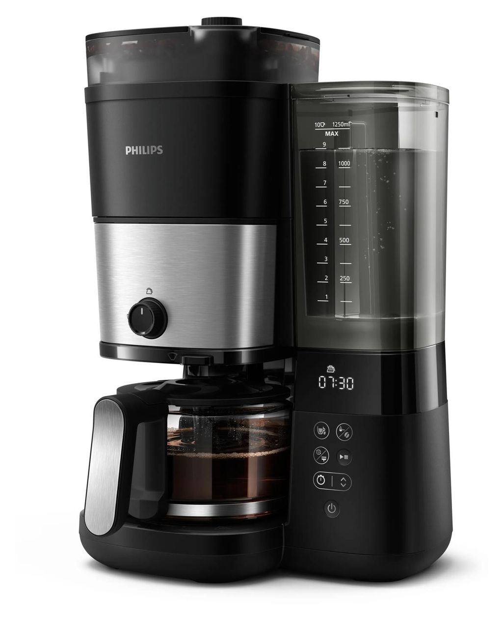 HD7900/01 All-in-1 Brew 10 Tassen Filterkaffeemaschine 1,2 l  (Schwarz) 
