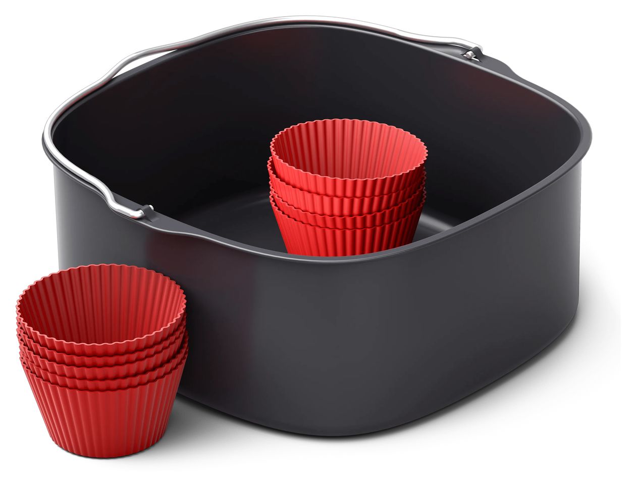 HD9957/00 Set zum Backen XXL Gusseiserne Pfanne für HD9285, HD963X, HD965X, HD975X, HD976X, HD986X, HD987X 