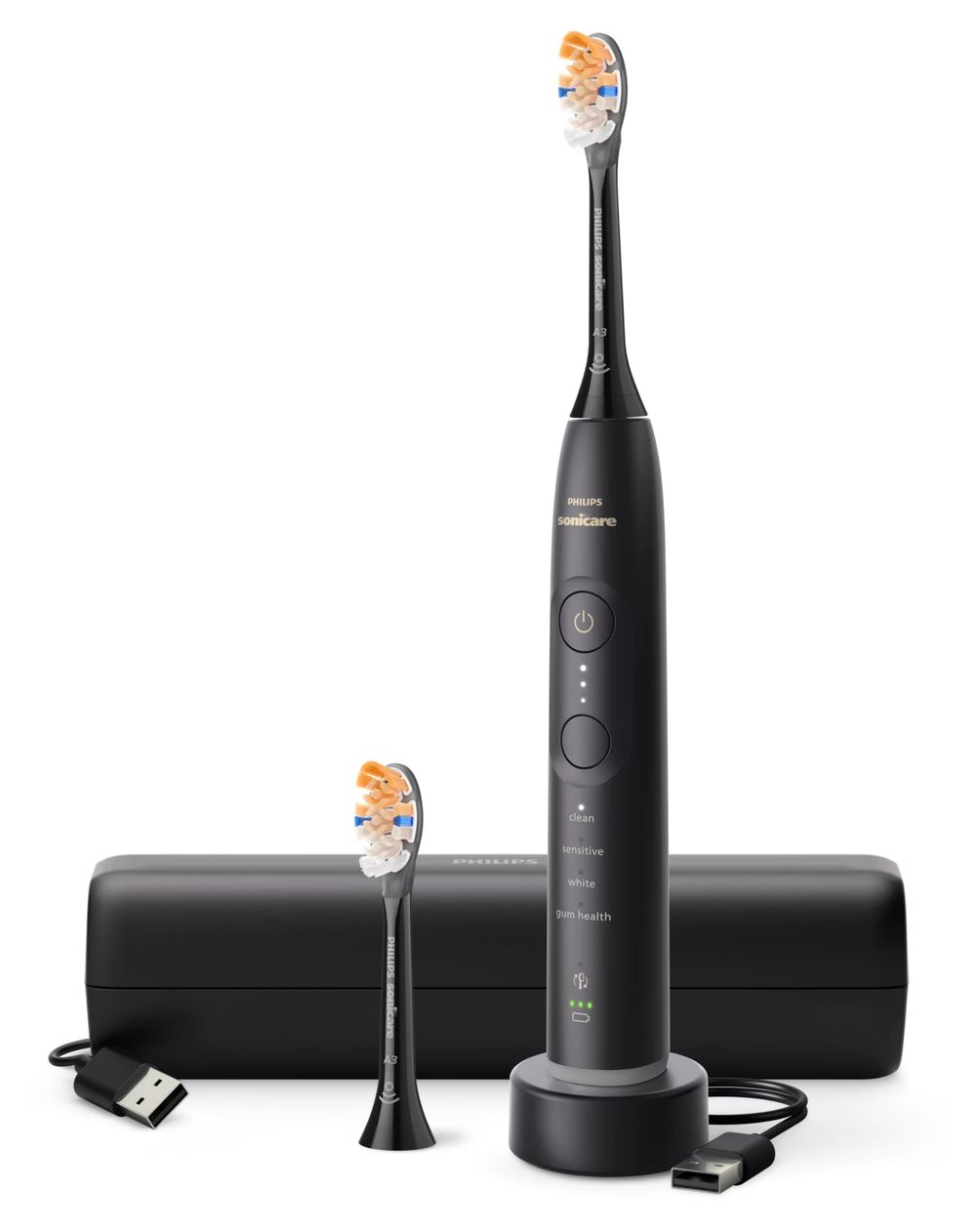 HX7421 Sonicare 7500 Schall-Zahnbürste für Erwachsene 504 h  (Schwarz) 