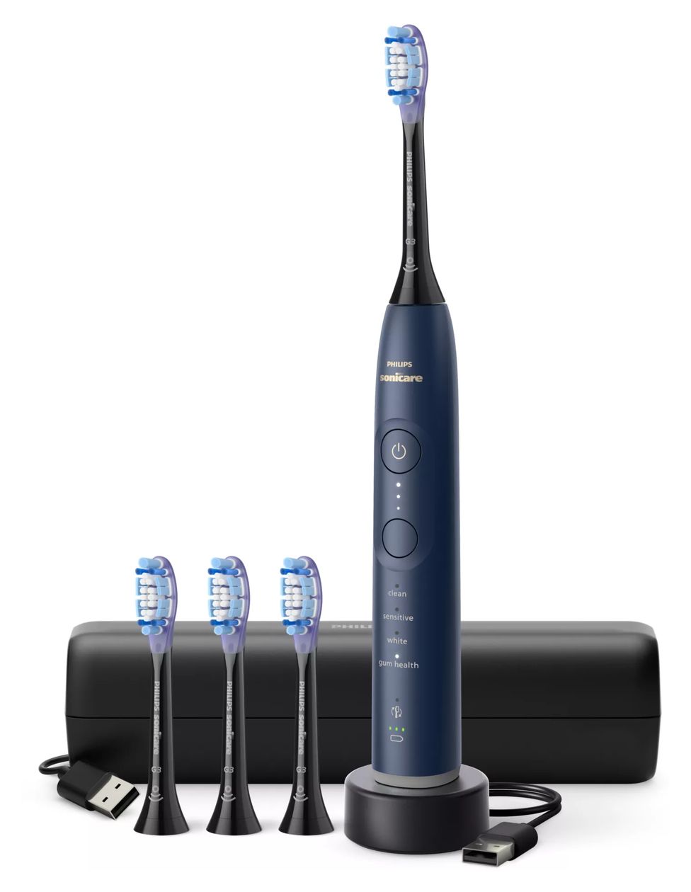 HX7423/08 Sonicare 7100 Schall-Zahnbürste für Erwachsene 504 h  (Blau) 