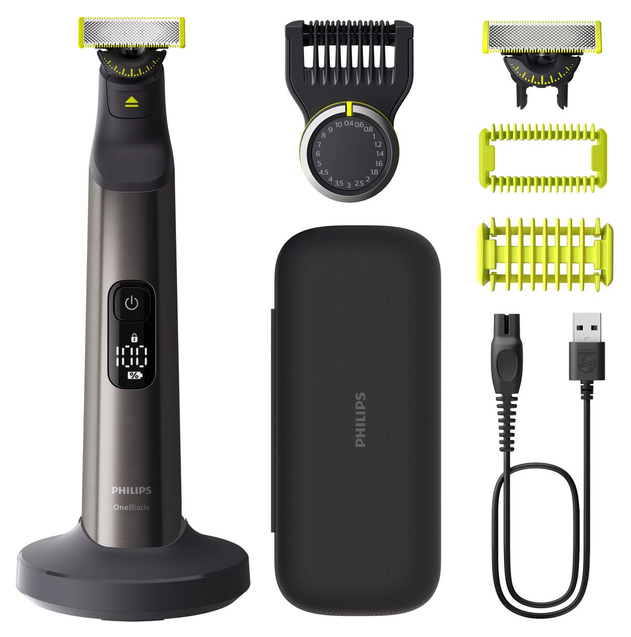 OneBlade Pro 360 QP6652/61 Face + Body Nass&Trocken Rasierer Lithium-Ion (Li-Ion) 120 min 
