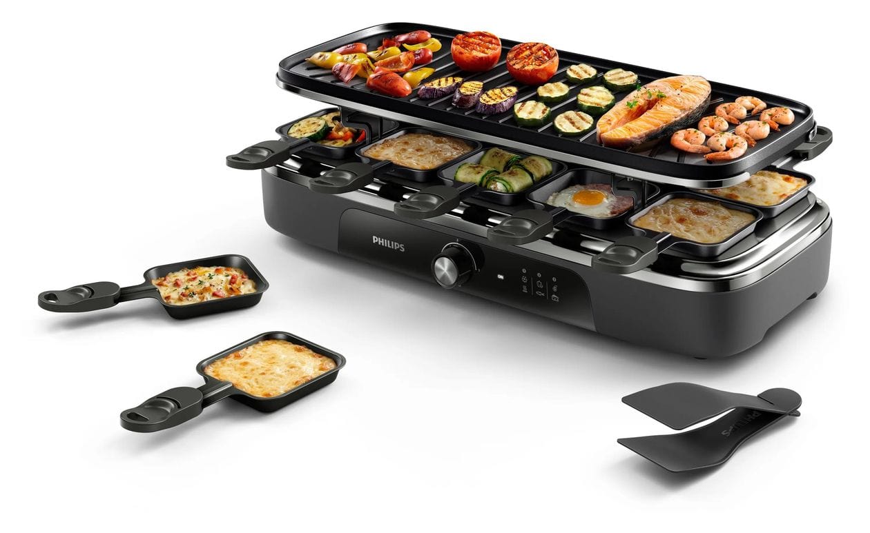 Raclette Grill 2-in-1 
