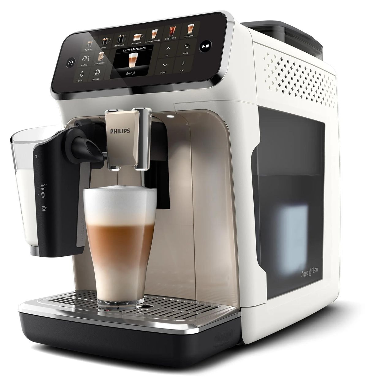 Series 5500 EP5543/90 LatteGo Kaffeevollautomat 15 bar 1,8 l 275 g  (Grau) 