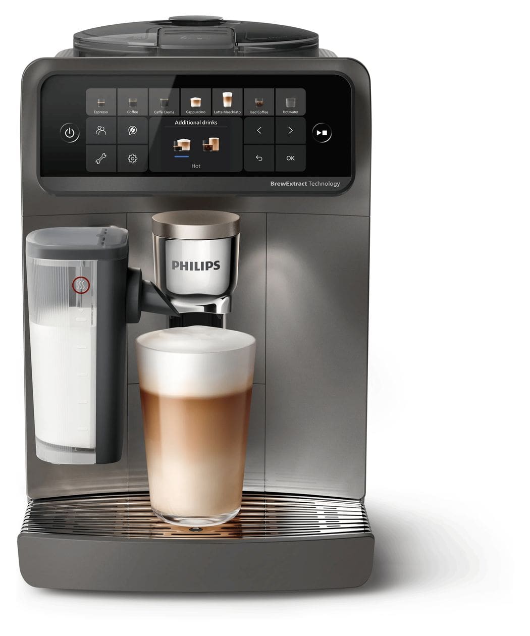 Series 6000 EP6551/91 LatteGo Pro Aromis Kaffeevollautomat 15 bar 1,9 l 275 g (Cashmere Grey) 
