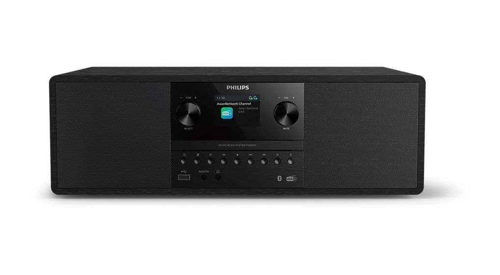 TAM6500/10 2 Kanäle Heim-Audio-Mikrosystem DAB, DAB+, FM 50 W Bluetooth  (Schwarz) 