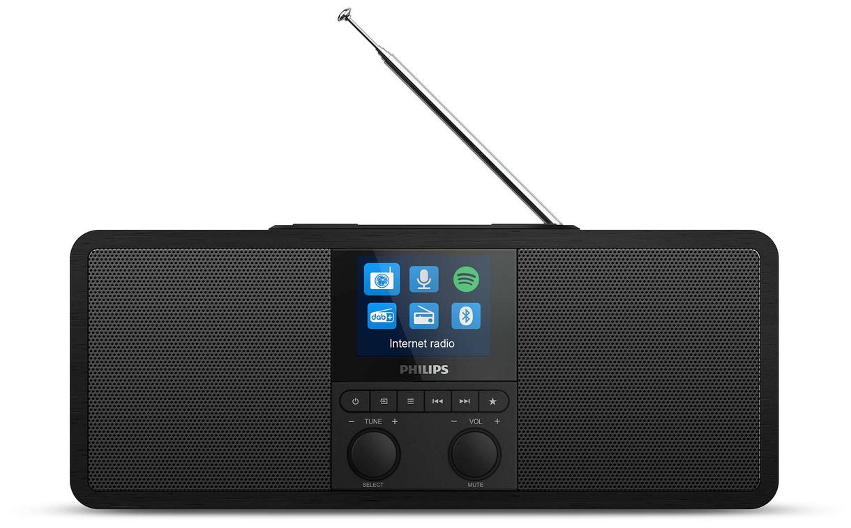 TAR8805/10 Bluetooth DAB, DAB+, FM Radio (Schwarz) 