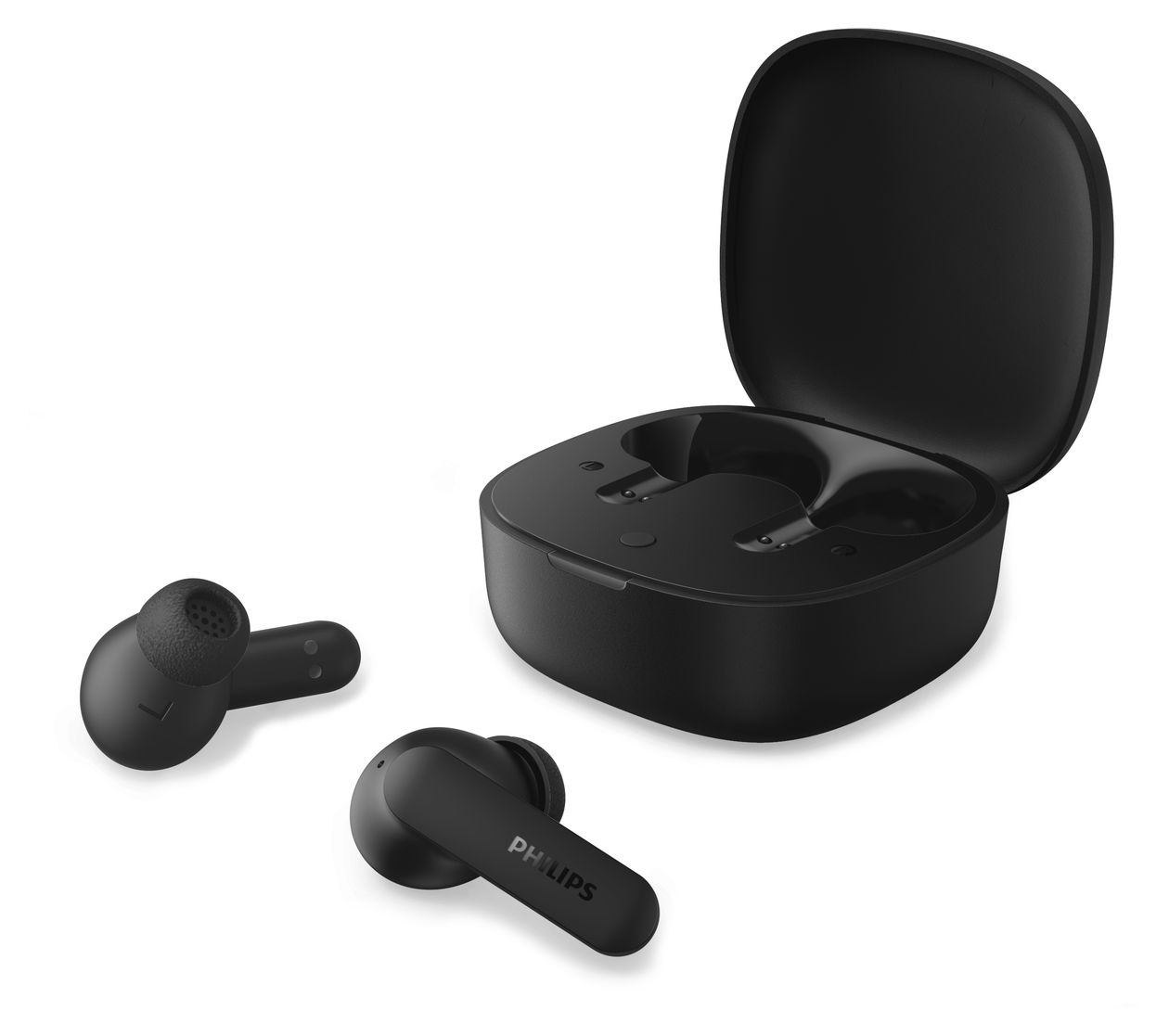 TAT2100BK/00 In-Ear Bluetooth Kopfhörer Kabellos TWS 8 h Laufzeit IPX4  (Schwarz) 