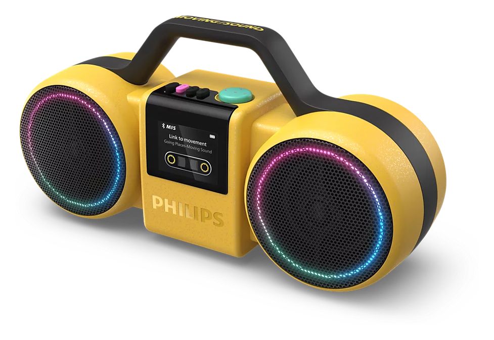 TAMS60 The Roller 60 W Bluetooth Lautsprecher IP67 Laufzeit bis 24 h  (Gelb) 