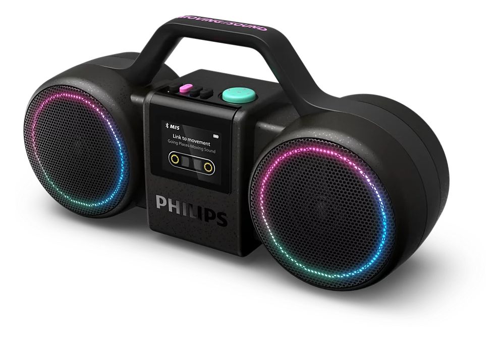 TAMS60 The Roller 60 W Bluetooth Lautsprecher IP67 Laufzeit bis 24 h  (Schwarz) 