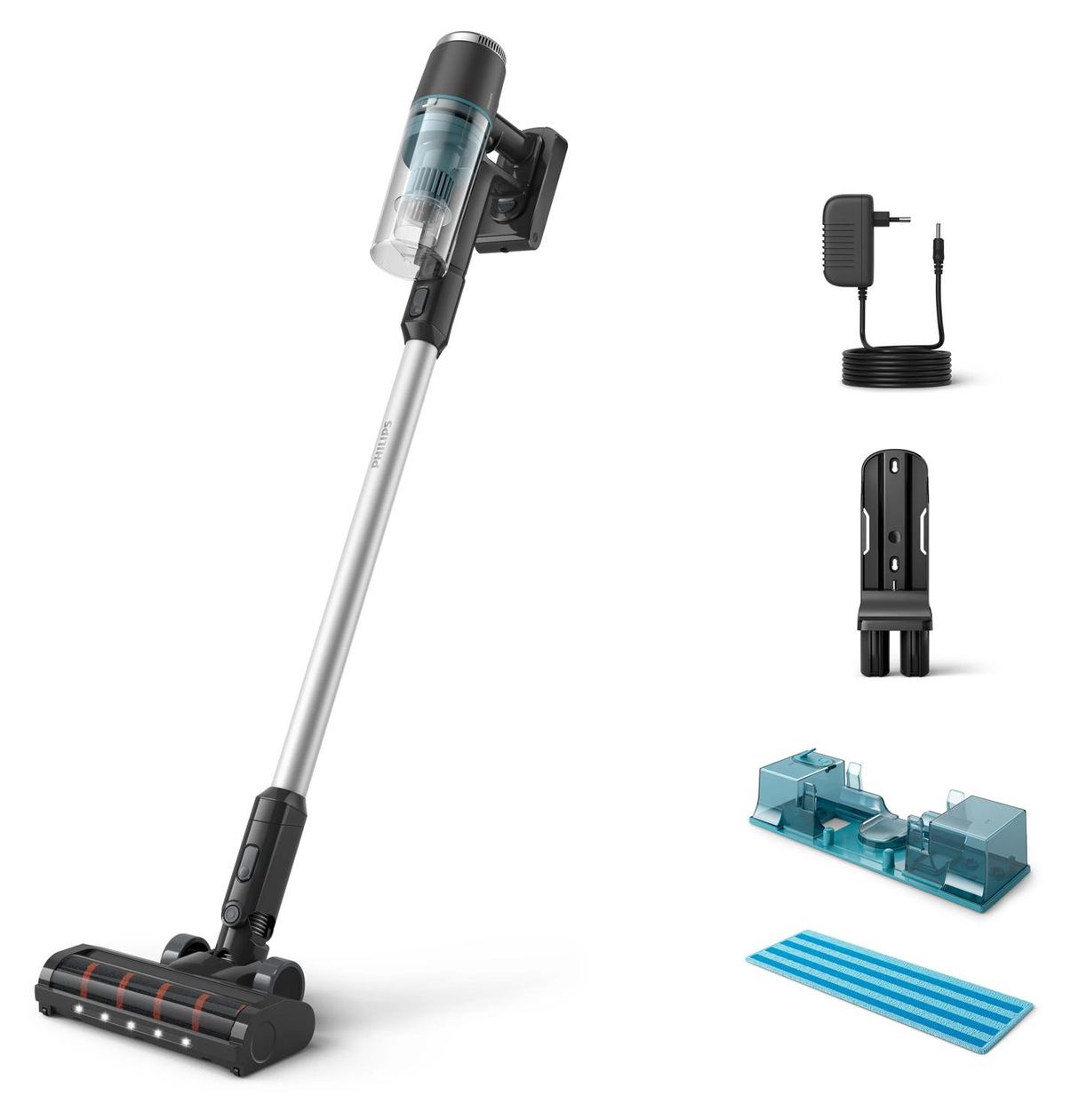 XC3131/01 Aqua Series 3000 Handstaubsauger Beutellos bis 60 min Laufzeit 25,2 V  (Grau) 