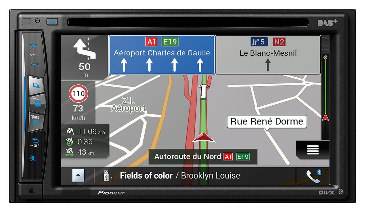 AVIC-Z720DAB 15,8 cm (6.2 Zoll) Navigationsgerät 16 GB Ganz Europa 