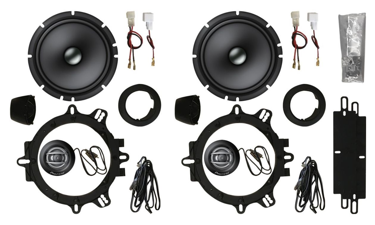 TS-PEUGEOT-208 2-Wege Einbaulautsprecher 350 W 