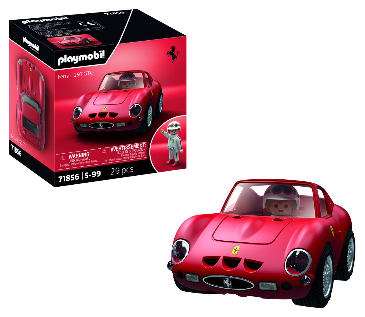 Collector Cars Ferrari 250 GTO Spielset 68 Teile  (Mehrfarbig) 