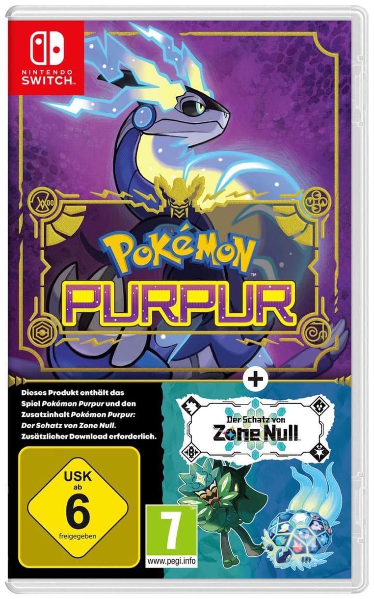 Pokémon Purpur + Der Schatz von Zone Null - Erweiterung (Nintendo Switch) 