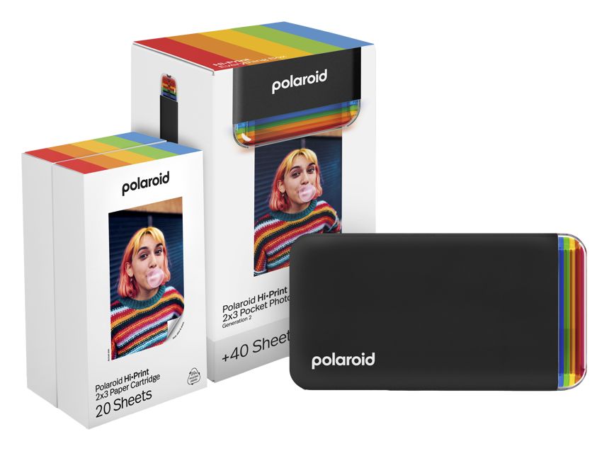 Hi-Print 2x3 Generation 2 Bundle 2.1" x 3.4" (5.3 x 8.6 cm) Foto Drucker  (Schwarz) 