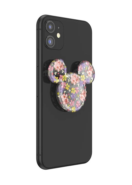 Earridescent Mickey Cascading Flowers Fingerring (Durchscheinend, Mehrfarbig) 