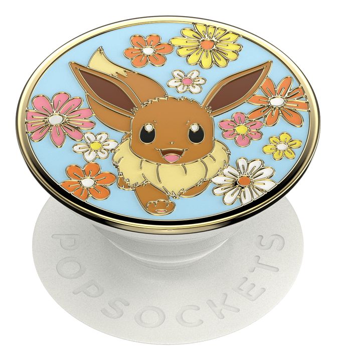 PopGrip Enamel Floral Eevee Fingerring für Jede Marke  (Mehrfarbig) 
