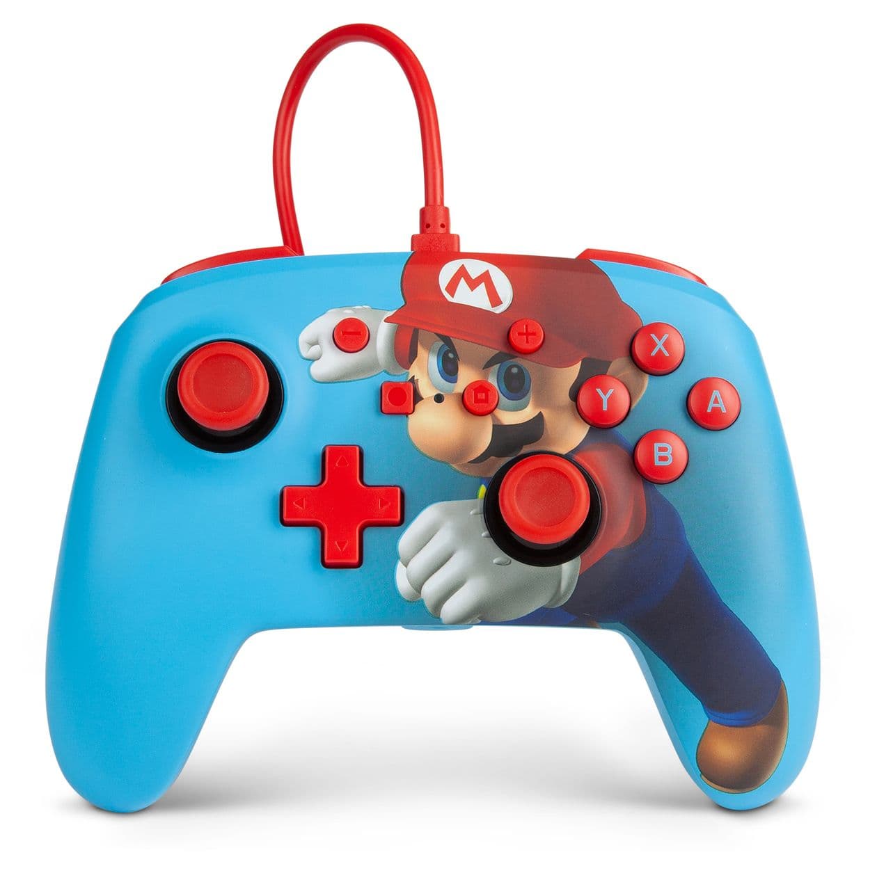 Enhanced Wired Controller - Mario Punch Analog / Digital Gamepad Nintendo Switch Kabelgebunden (Mehrfarbig) 