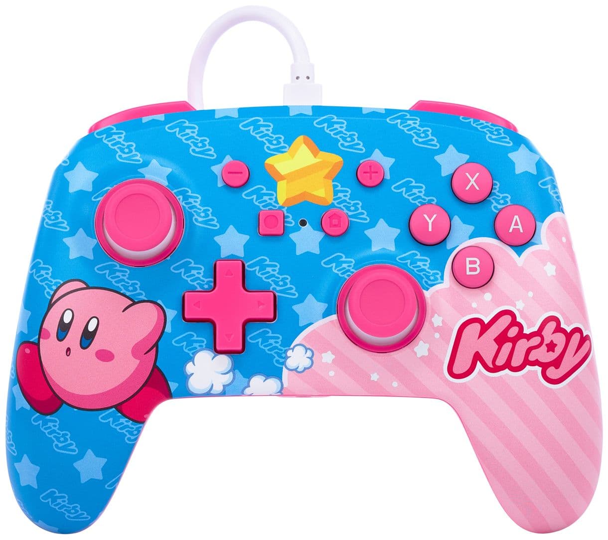 Enhanced Wired Controller Kirby Analog Gamepad Nintendo Switch Kabelgebunden (Mehrfarbig) 