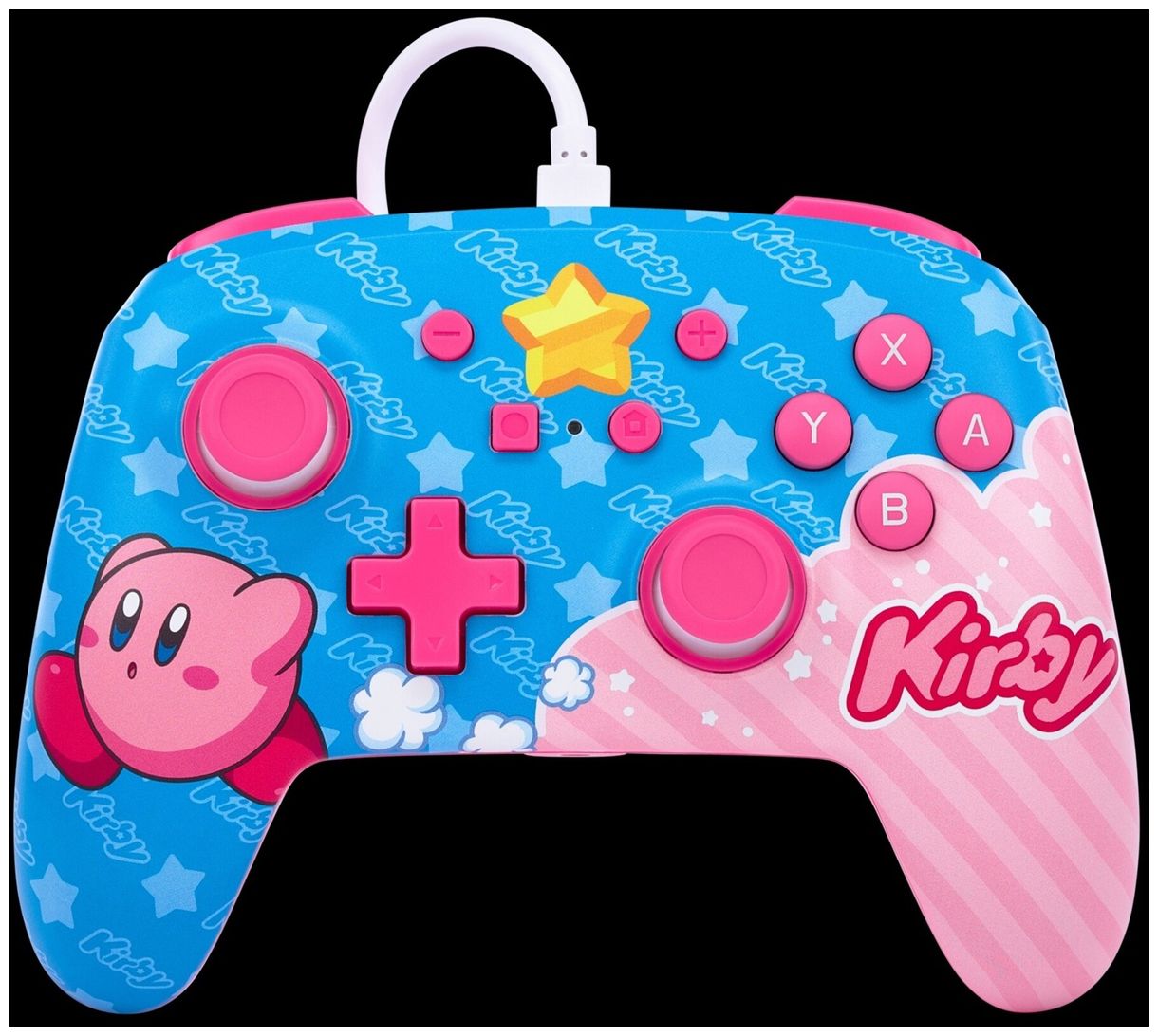 Enhanced Wired Controller Kirby Analog Gamepad Nintendo Switch Kabelgebunden (Mehrfarbig) 