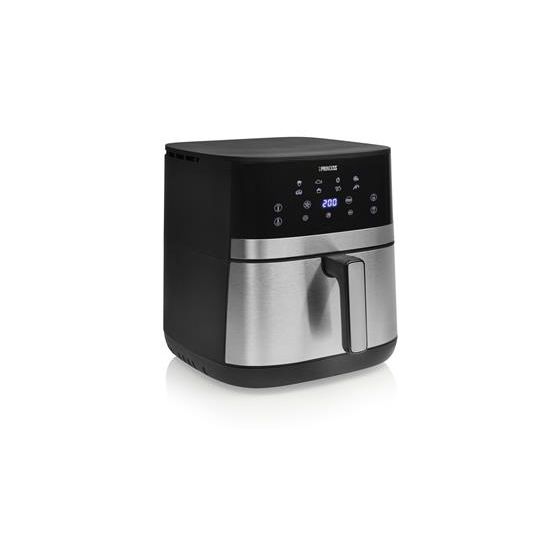 182474 DualHeat Airfryer Heißluftfritteuse 7 l 2300 W  (Schwarz, Edelstahl) 
