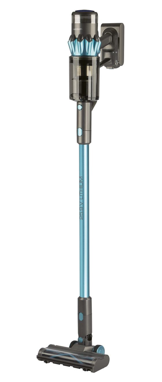 PC-BS3138A Handstaubsauger Beutellos bis 45 min Laufzeit 25,9 V HEPA  (Grau, Türkis) 