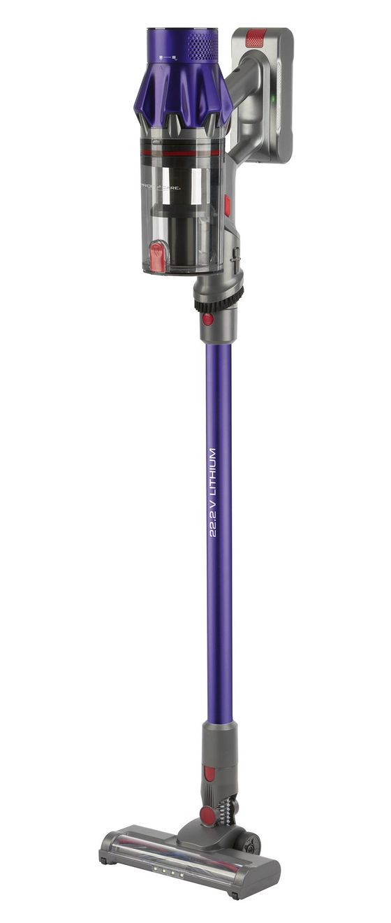 PC-BS3148A Handstaubsauger Beutellos bis 35 min Laufzeit 22,2 V HEPA  (Grau, Violett) 
