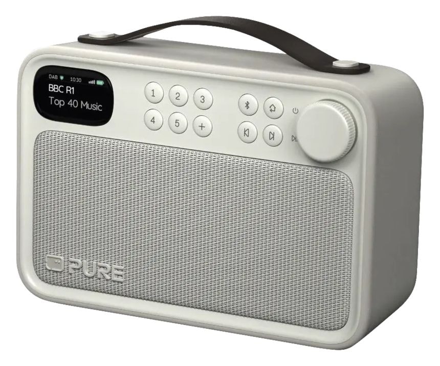 Bloom Bluetooth DAB, FM Radio Tragbar IPX5  (Weiß) 