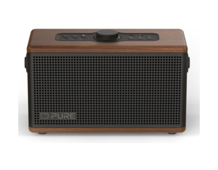 Classic Aura 40 W Bluetooth Lautsprecher IPX2 Laufzeit bis 30 h  (Braun, Walnuss) 