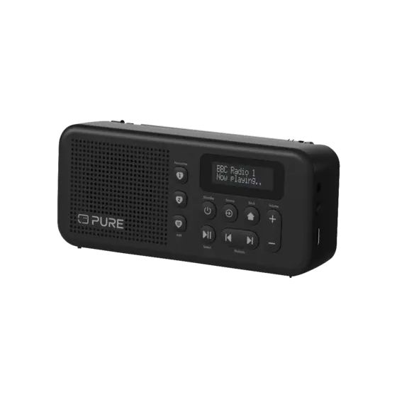 Elan Move Bluetooth DAB+, FM Radio Persönlich  (Schwarz) 