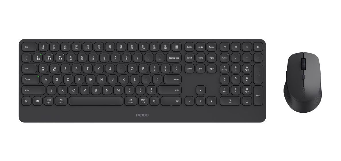 9390M Tastatur Bluetooth 2.4 GHz  (Dunkles Grau) 