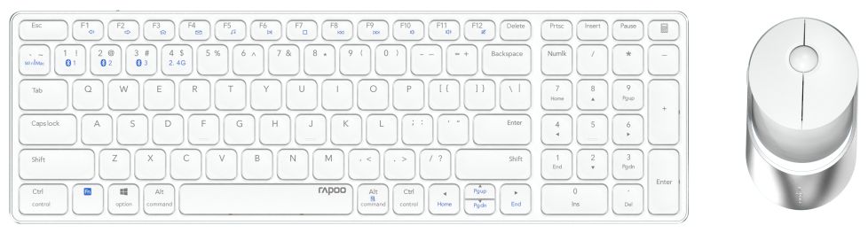 9750M Home Tastatur (Weiß) 