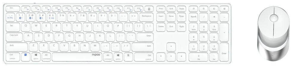 9850M Home Tastatur (Weiß) 