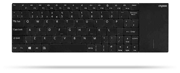 E2710 Universal Tastatur (Schwarz, Edelstahl) 