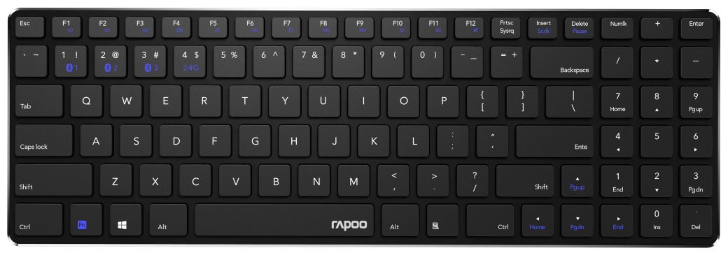 E9100M Büro Tastatur (Schwarz) 